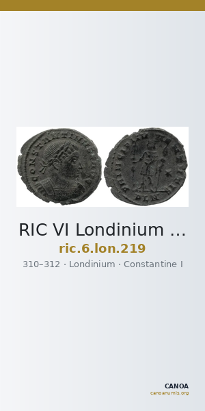 RIC VI Londinium 219 — CANOA