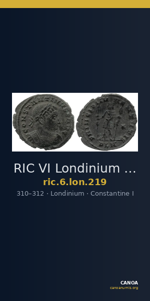RIC VI Londinium 219 — CANOA