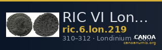 RIC VI Londinium 219 — CANOA
