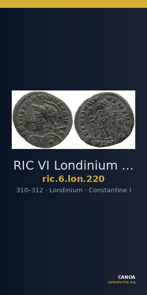 RIC VI Londinium 220 — CANOA