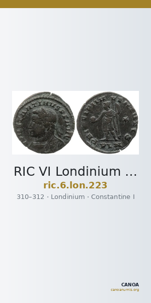 RIC VI Londinium 223 — CANOA