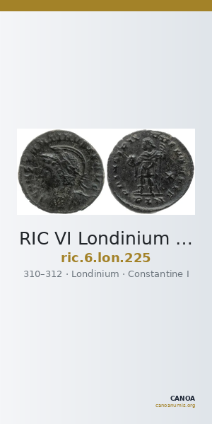RIC VI Londinium 225 — CANOA