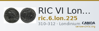 RIC VI Londinium 225 — CANOA