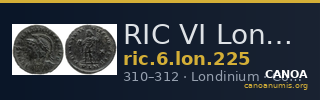 RIC VI Londinium 225 — CANOA