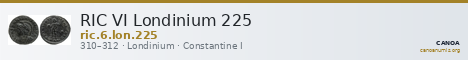 RIC VI Londinium 225 — CANOA