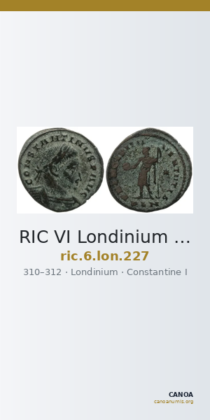 RIC VI Londinium 227 — CANOA