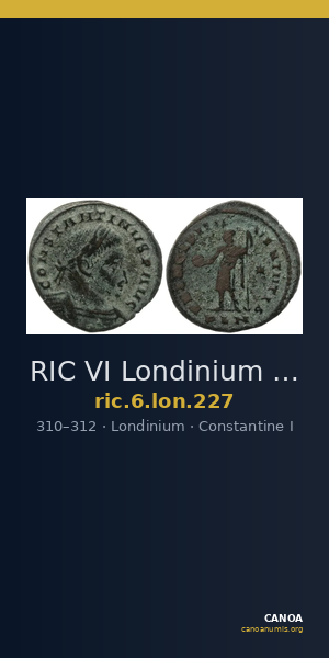 RIC VI Londinium 227 — CANOA