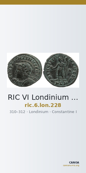 RIC VI Londinium 228 — CANOA