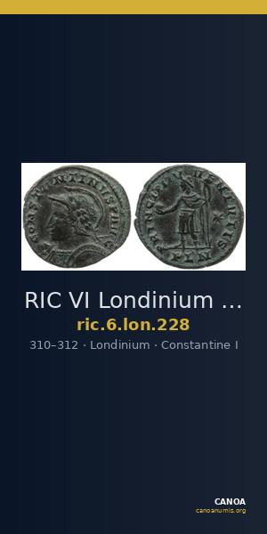 RIC VI Londinium 228 — CANOA