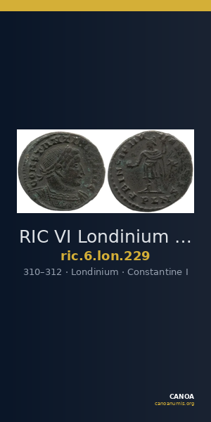 RIC VI Londinium 229 — CANOA