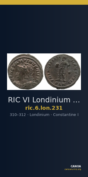 RIC VI Londinium 231 — CANOA