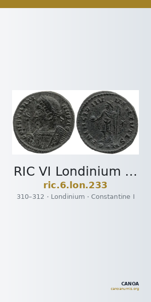 RIC VI Londinium 233 — CANOA