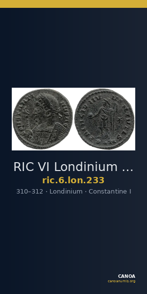 RIC VI Londinium 233 — CANOA