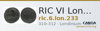 RIC VI Londinium 233 — CANOA