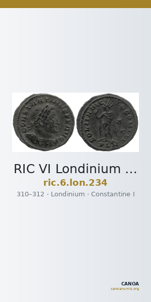 RIC VI Londinium 234 — CANOA