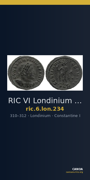 RIC VI Londinium 234 — CANOA
