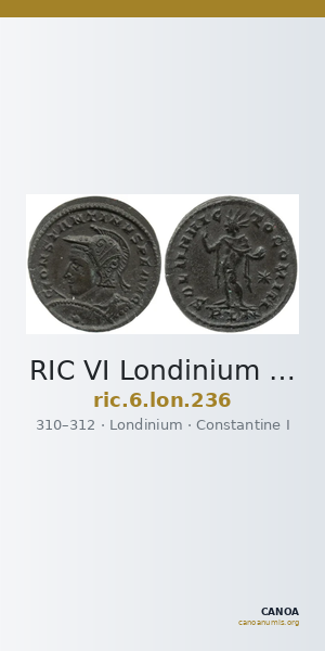 RIC VI Londinium 236 — CANOA