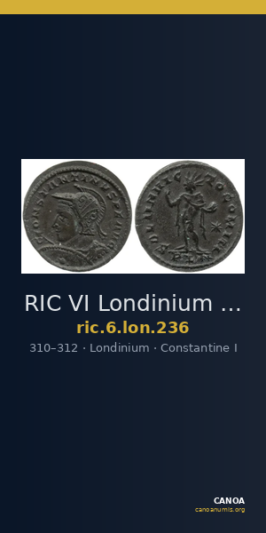 RIC VI Londinium 236 — CANOA