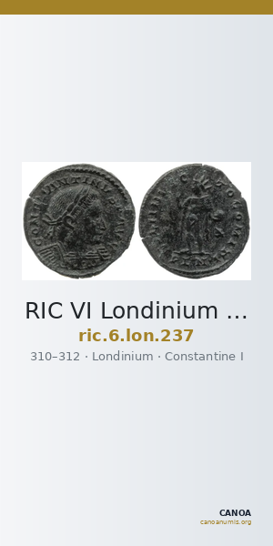 RIC VI Londinium 237 — CANOA