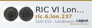 RIC VI Londinium 237 — CANOA