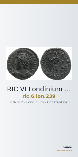 RIC VI Londinium 239 — CANOA