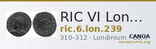 RIC VI Londinium 239 — CANOA