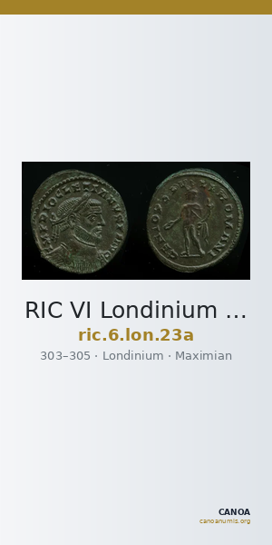 RIC VI Londinium 23a — CANOA