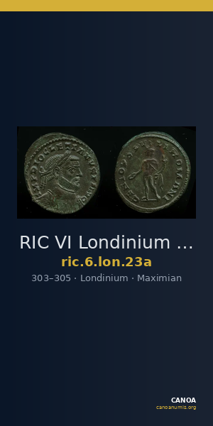 RIC VI Londinium 23a — CANOA