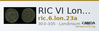 RIC VI Londinium 23a — CANOA