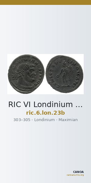 RIC VI Londinium 23b — CANOA