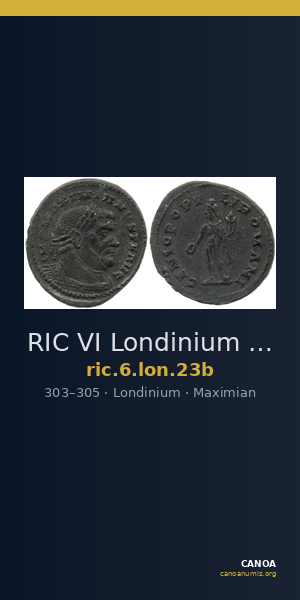 RIC VI Londinium 23b — CANOA