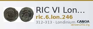RIC VI Londinium 246 — CANOA