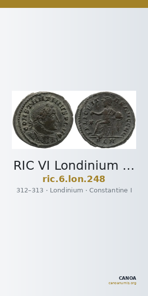 RIC VI Londinium 248 — CANOA
