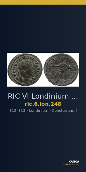 RIC VI Londinium 248 — CANOA