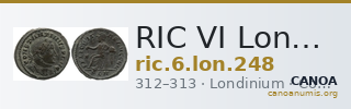 RIC VI Londinium 248 — CANOA
