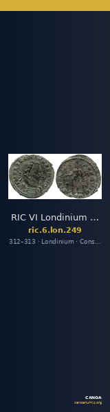 RIC VI Londinium 249 — CANOA