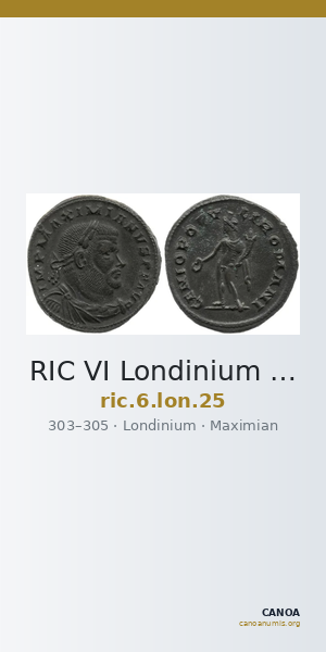RIC VI Londinium 25 — CANOA