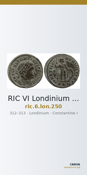 RIC VI Londinium 250 — CANOA