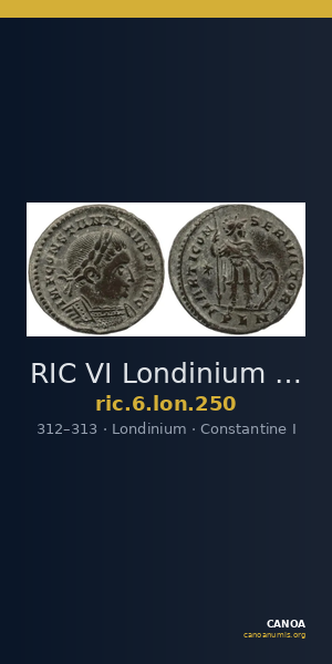 RIC VI Londinium 250 — CANOA