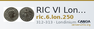 RIC VI Londinium 250 — CANOA