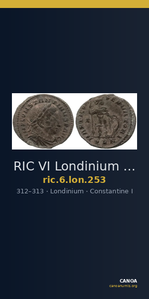 RIC VI Londinium 253 — CANOA