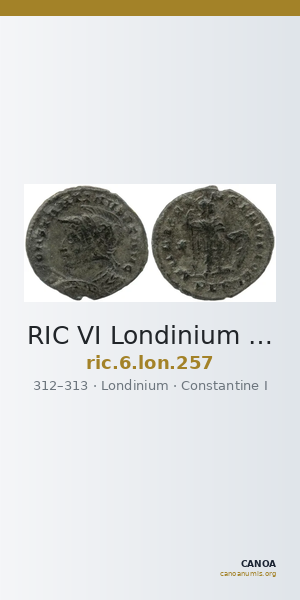 RIC VI Londinium 257 — CANOA