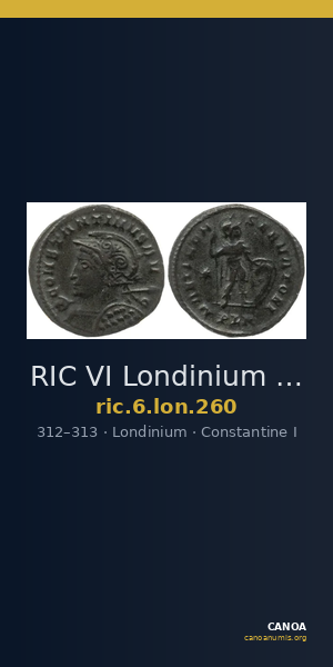 RIC VI Londinium 260 — CANOA