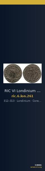 RIC VI Londinium 261 — CANOA