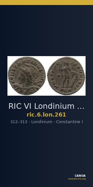 RIC VI Londinium 261 — CANOA