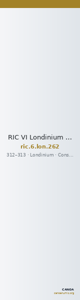 RIC VI Londinium 262 — CANOA