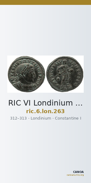 RIC VI Londinium 263 — CANOA