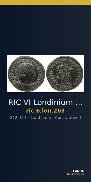 RIC VI Londinium 263 — CANOA