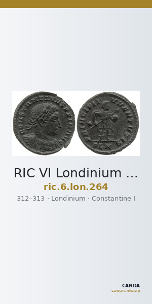 RIC VI Londinium 264 — CANOA
