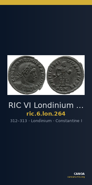 RIC VI Londinium 264 — CANOA